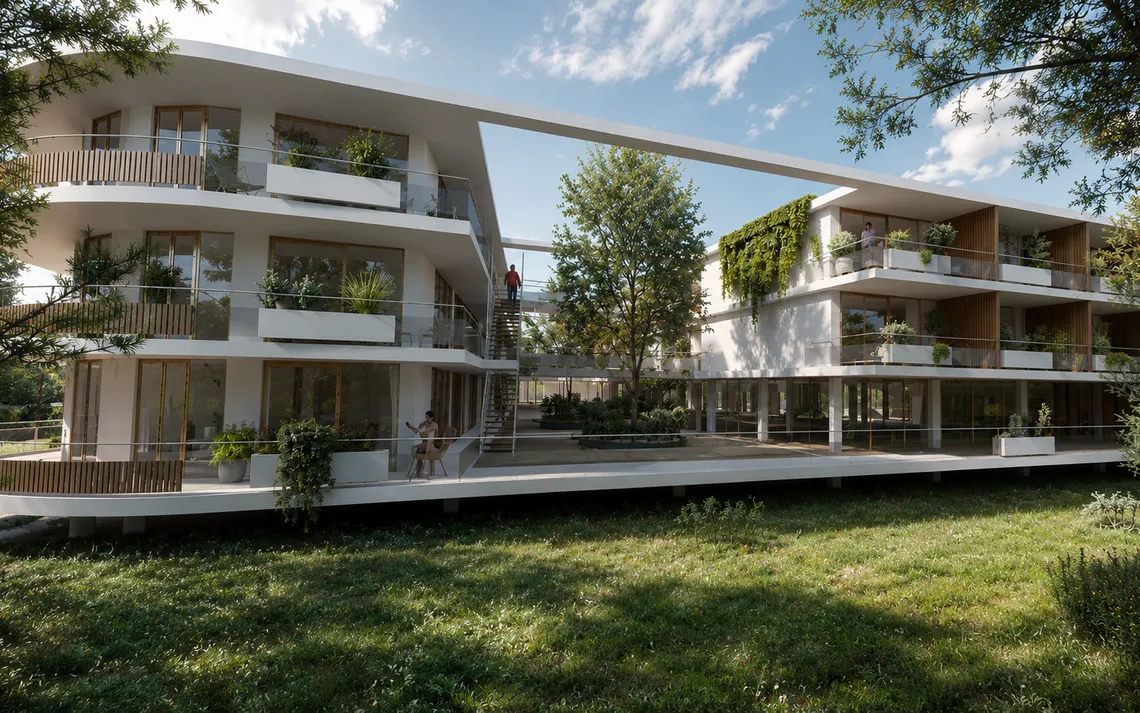 ontwerp voor Anna's Hoeve door LAM architects Moost architect