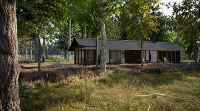 Schuurwoning door architect