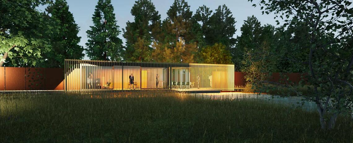 architect poolhouse zwemvijver