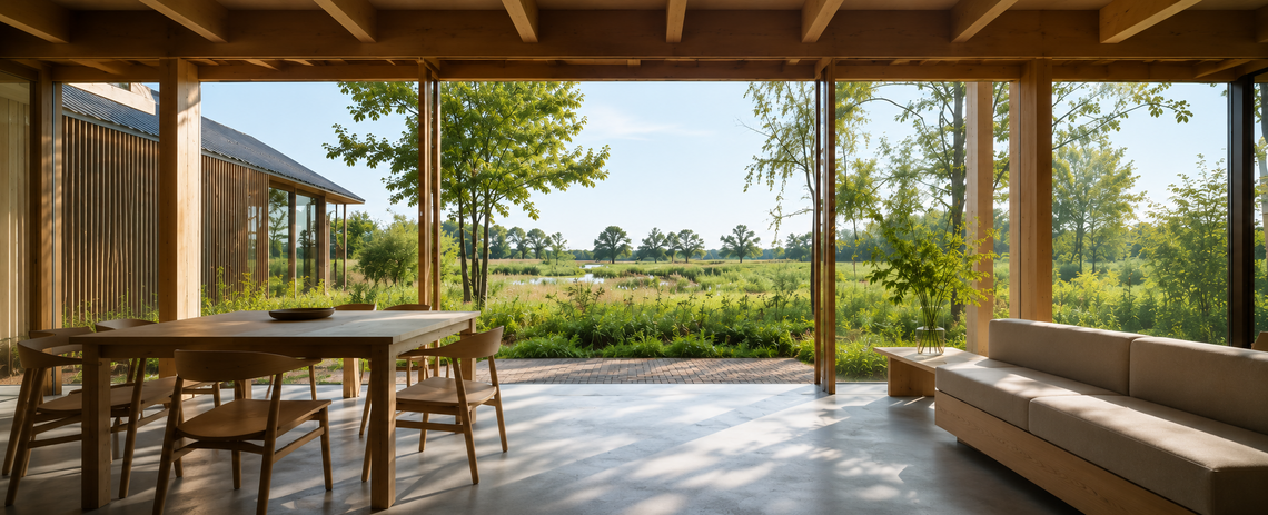 ontwerpen met natuur en architectuur