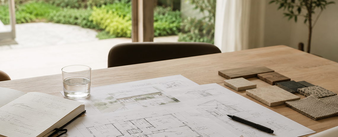 Lichte woonruimte met zicht op de tuin als voorbeeld van een woningverbouwing gericht op daglicht, comfort en betere indeling.