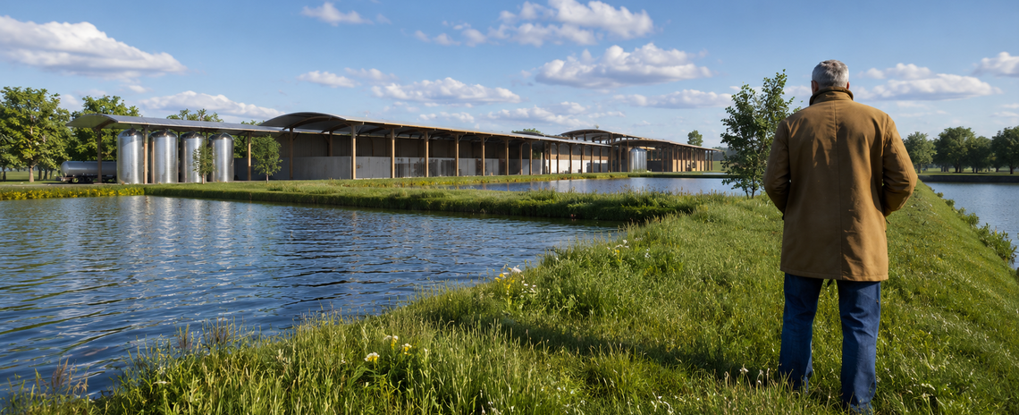 architect Vintens drinkwaterprodcutiebedrijf in Noardburgum