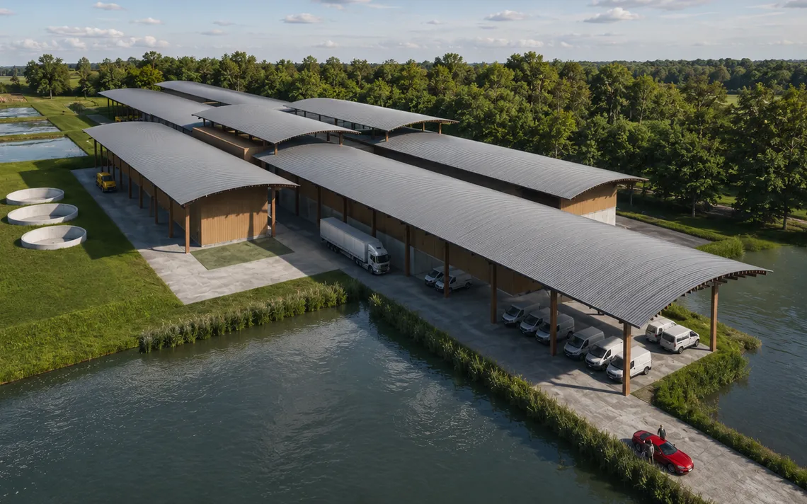 architect Vintens drinkwaterprodcutiebedrijf in Noardburgum 