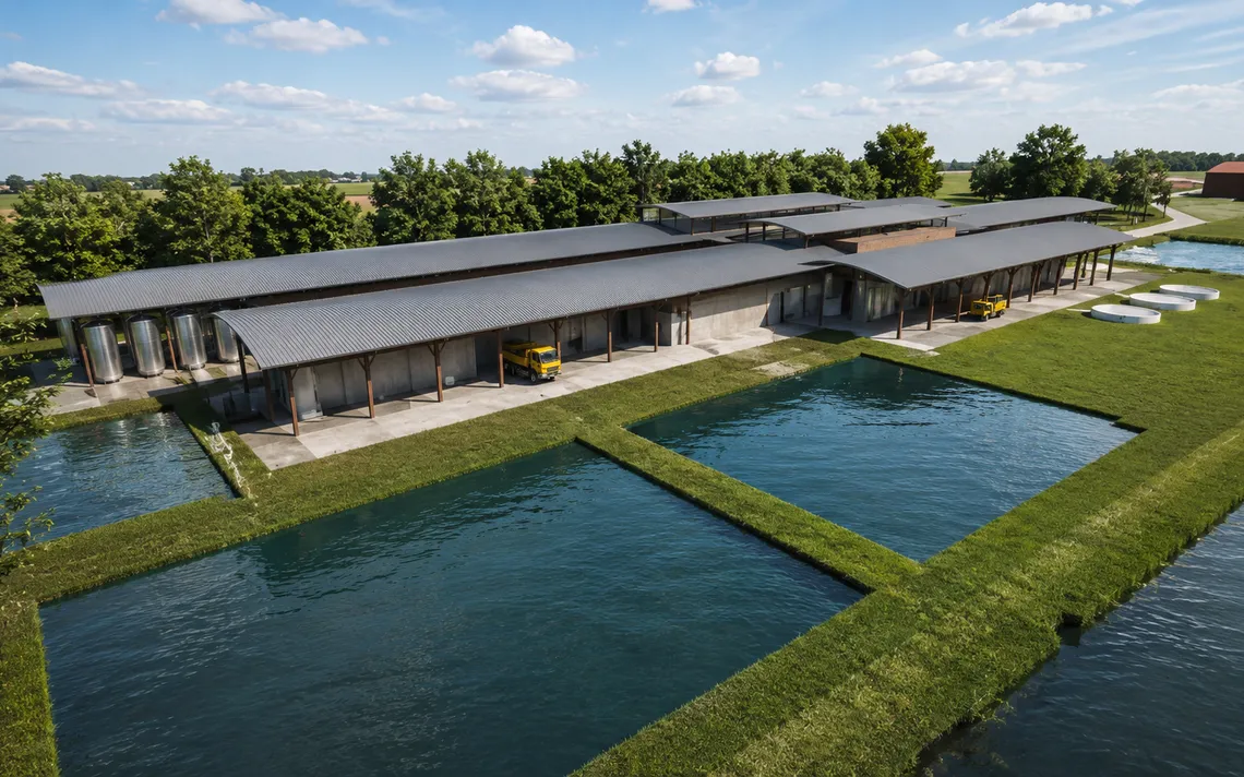 architect Vintens drinkwaterprodcutiebedrijf in Noardburgum 