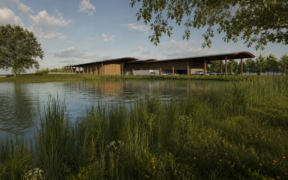 architect Vintens drinkwaterprodcutiebedrijf in Noardburgum 