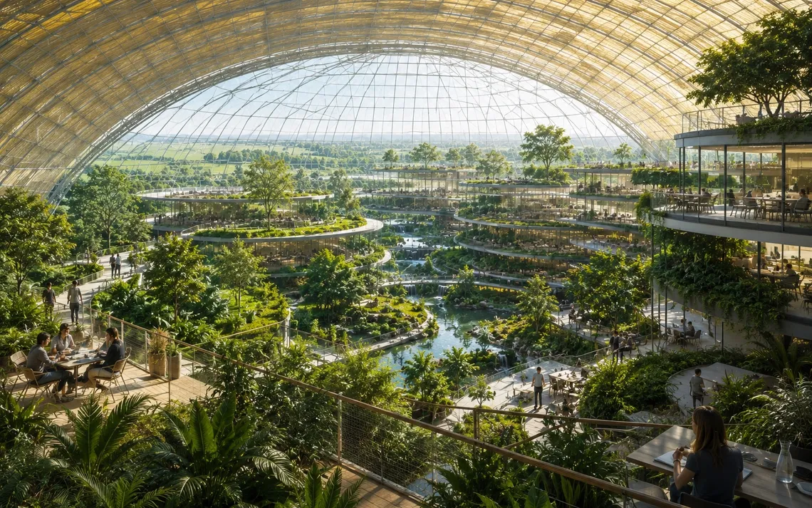 interior  dome philips hightech campus by NL architects
