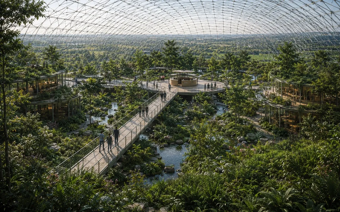inside dome philips hightech campus | dutch architect