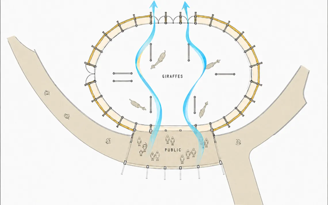 plattegrond giraffenhuis blijdorp